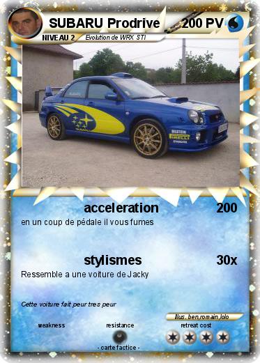 Pokemon SUBARU Prodrive