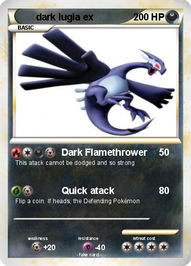 Pokemon dark lugia ex