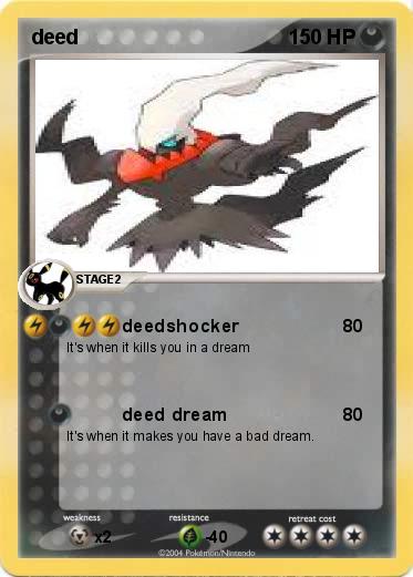 Pokemon deed