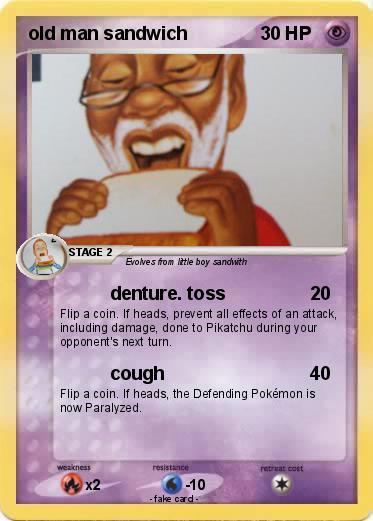 Pokemon old man sandwich