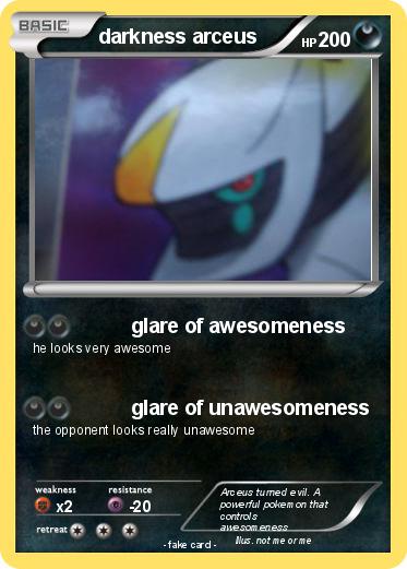 Pokemon darkness arceus