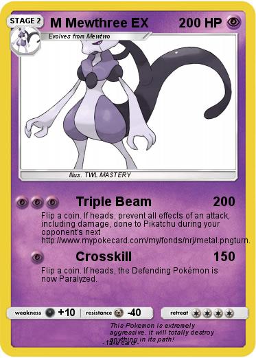 Pokemon M Mewthree EX