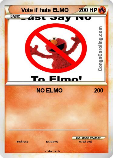 Pokemon Vote if hate ELMO