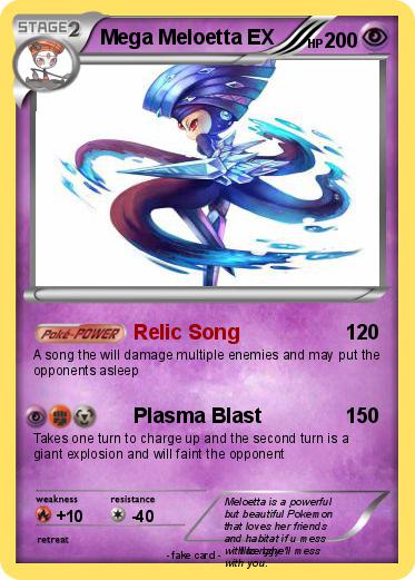 Pokemon Mega Meloetta EX