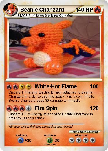 Pokemon Beanie Charizard