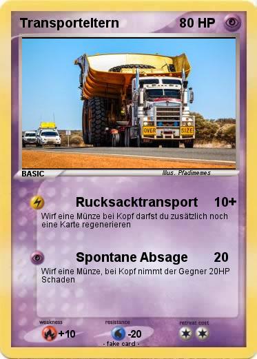Pokemon Transporteltern