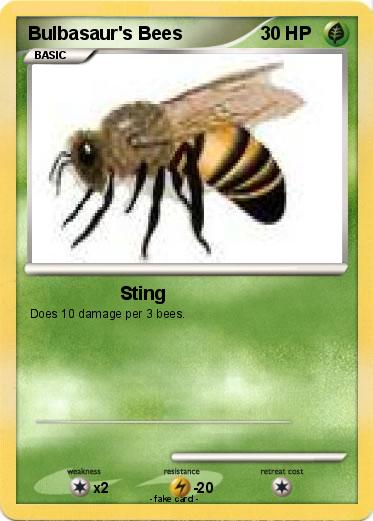 Pokemon Bulbasaur's Bees