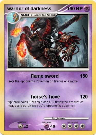 Pokemon warrior of darkness