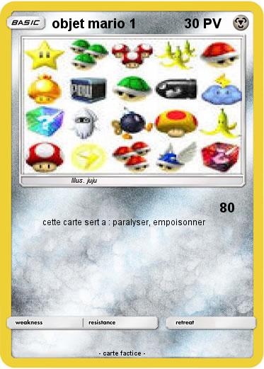 Pokemon objet mario 1