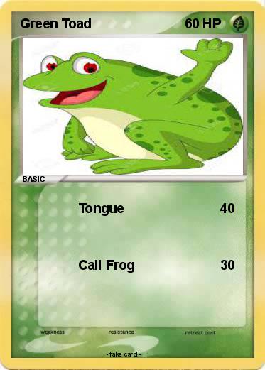 Pokemon Green Toad