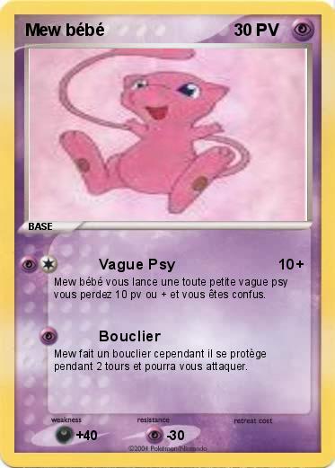 Pokemon Mew bébé