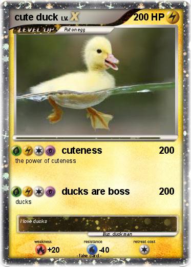 Pokemon cute duck