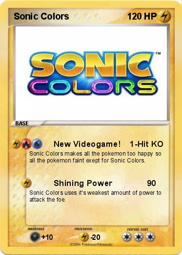 Pokemon Sonic Colors