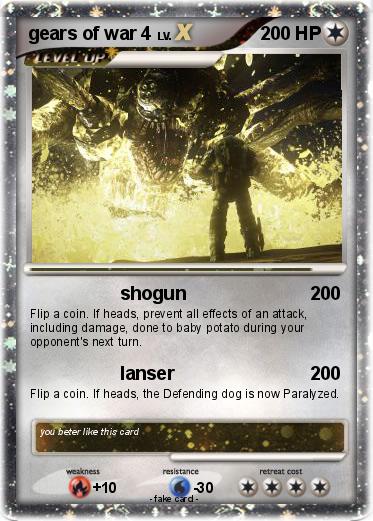 Pokemon gears of war 4