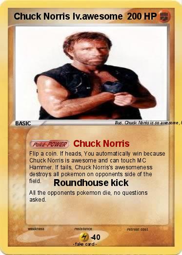 Pokemon Chuck Norris lv.awesome
