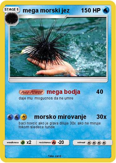 Pokemon mega morski jez