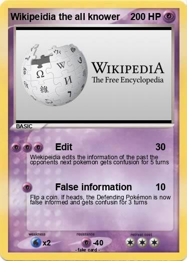 Pokemon Wikipeidia the all knower
