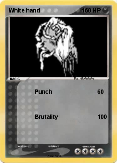 Pokemon White hand
