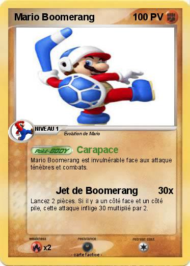 Pokemon Mario Boomerang