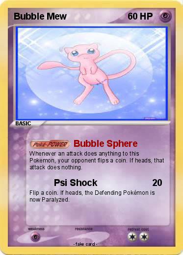 Pokemon Bubble Mew