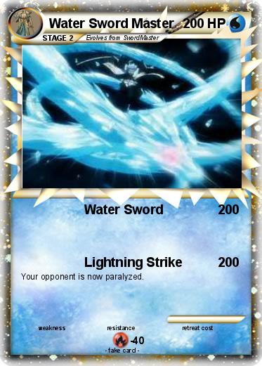 Pokemon Water Sword Master