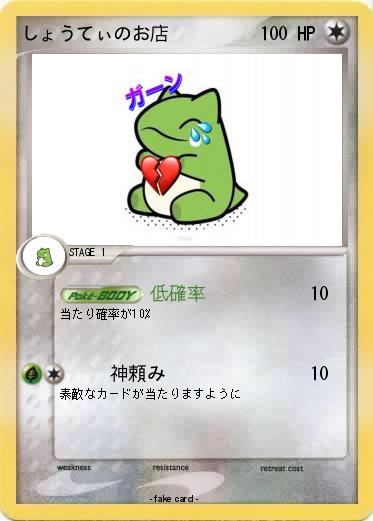 Pokemon しょうてぃのお店