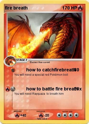 Pokemon fire breath