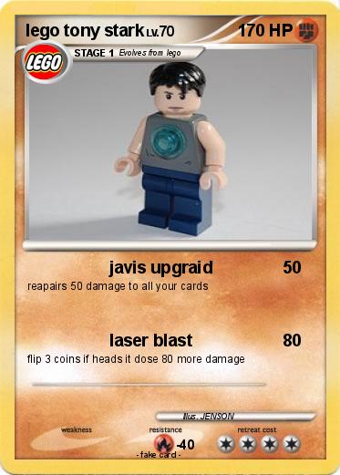 Pokemon lego tony stark