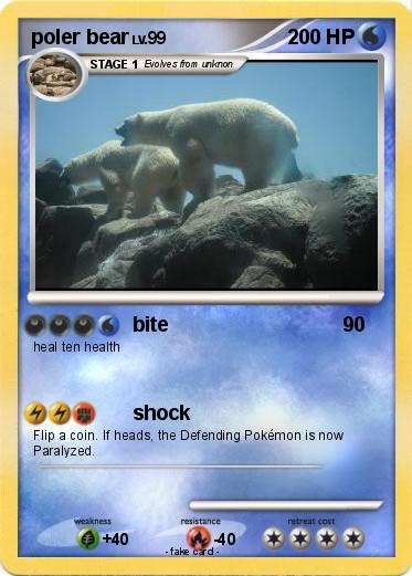 Pokemon poler bear