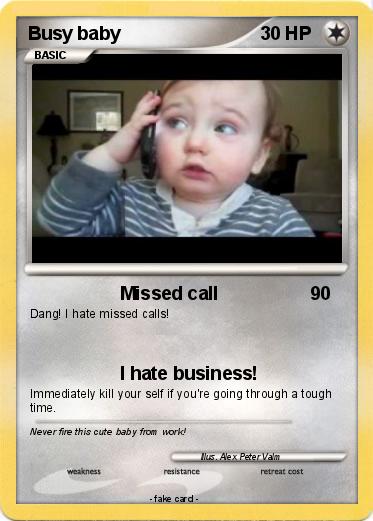 Pokemon Busy baby