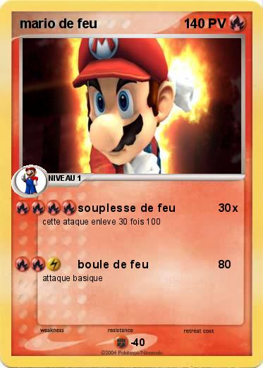 Pokemon mario de feu