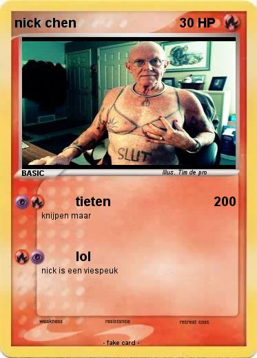 Pokemon nick chen
