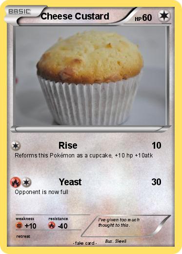 Pokemon Cheese Custard