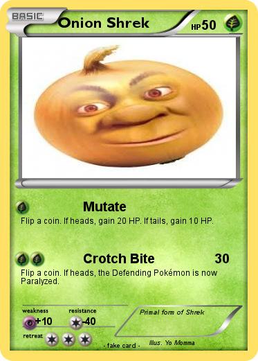 Pokemon Onion Shrek