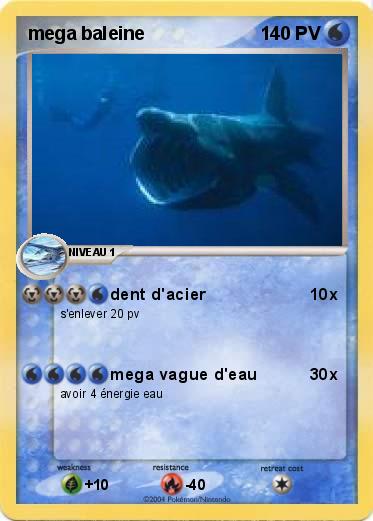 Pokemon mega baleine