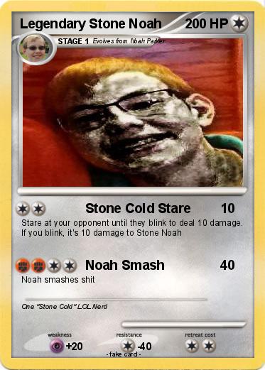 Pokemon Legendary Stone Noah