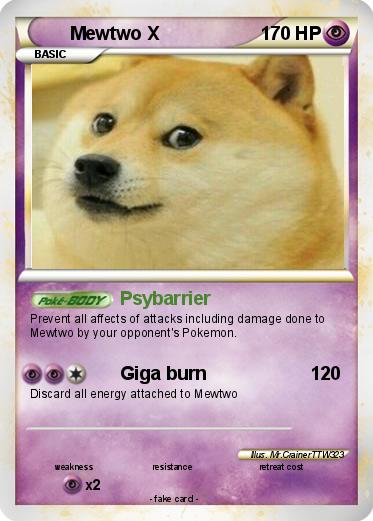 Pokemon Mewtwo X