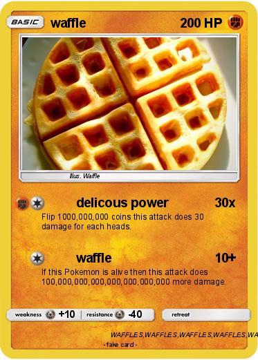 Pokemon waffle