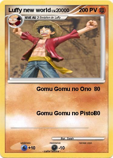 Pokemon Luffy new world