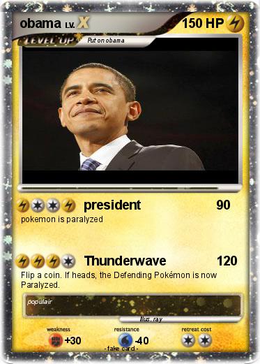 Pokemon obama