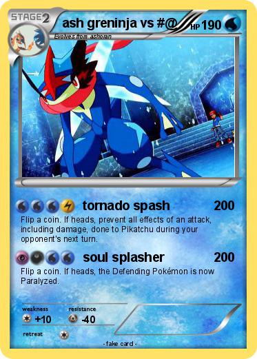 Pokemon ash greninja vs #@