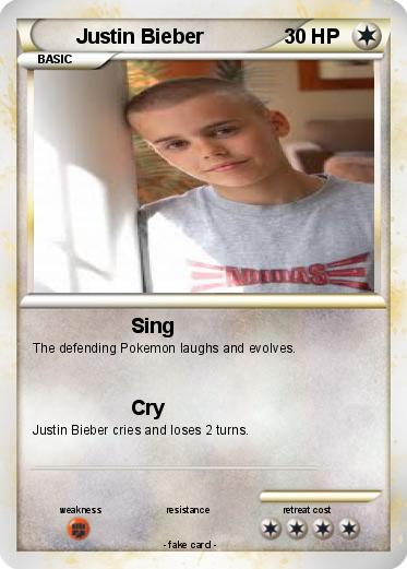 Pokemon Justin Bieber
