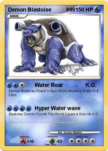 Pokemon Demon Blastoise          999