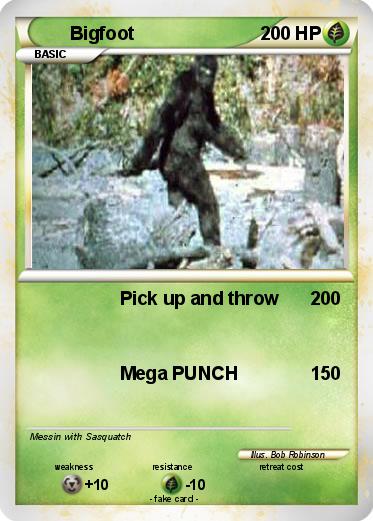 Pokemon Bigfoot