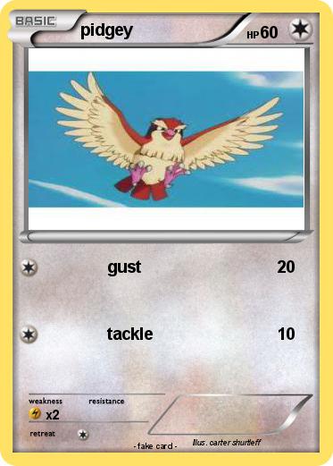 Pokemon pidgey