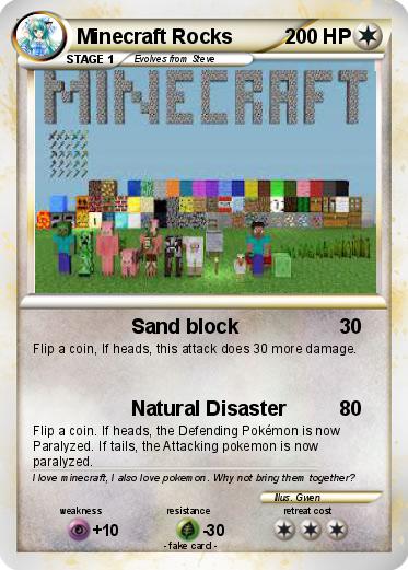 Pokemon Minecraft Rocks