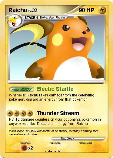 Pokemon Raichu