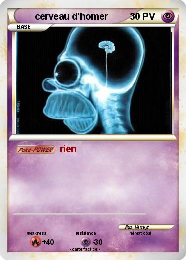Pokemon cerveau d'homer
