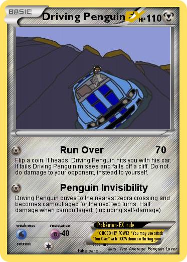Pokemon Driving Penguin