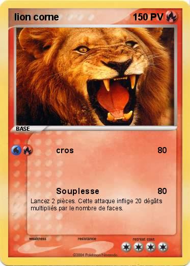 Pokemon lion corne